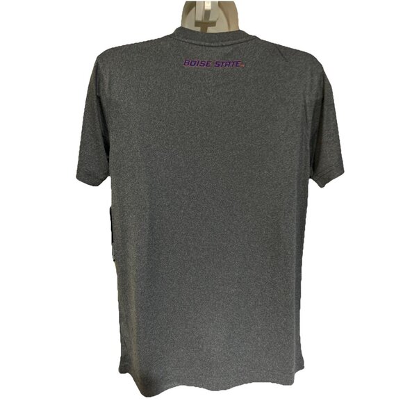 NEW Boise State BSU Broncos Colosseum Gray Crew Neck Tee Shirt Youth M 12-14 - Picture 4 of 6